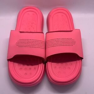Under Armour Ansa Elevate pink slide sandals 9.5W (8M)